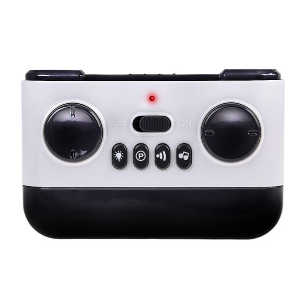 R/C elbil med ladestander  hvid sportsvogn