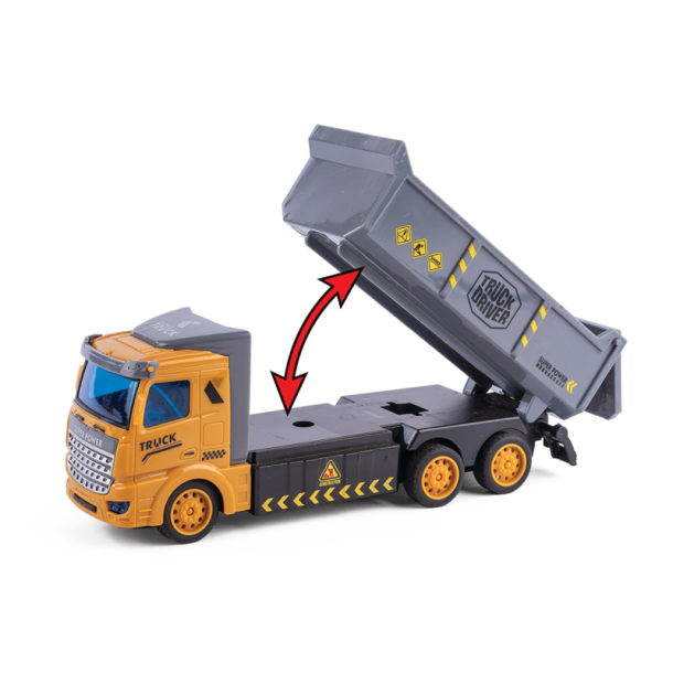 SPEED R/C dumptruck  med lys/lyd (27 MHz)