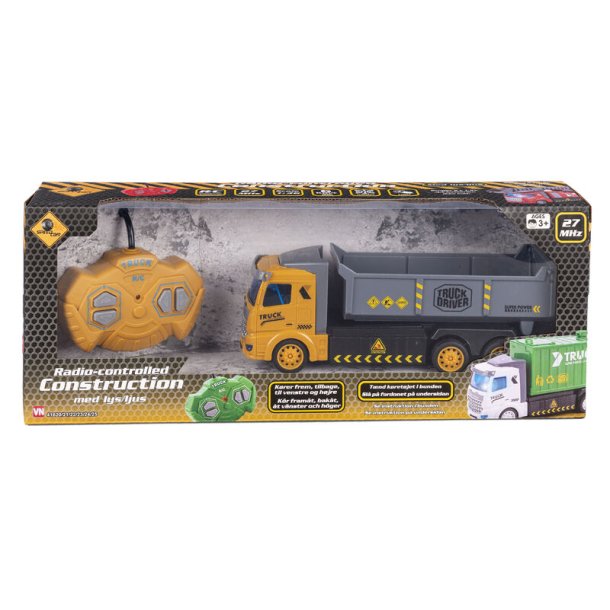 SPEED R/C dumptruck  med lys/lyd (27 MHz)