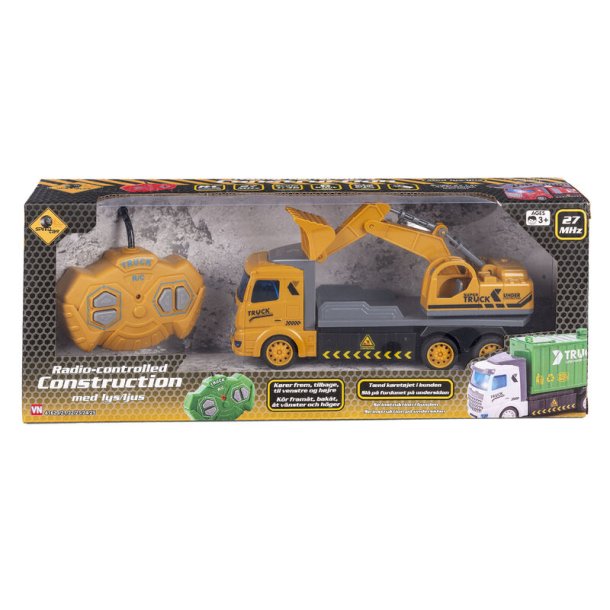 SPEED R/C lastbil med gravko  med lys/lyd (27 MHz)