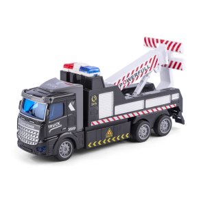 SPEED R/C Autohjlp  fjernstyret redningsbil med lys