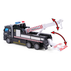 SPEED R/C Autohjlp  fjernstyret redningsbil med lys