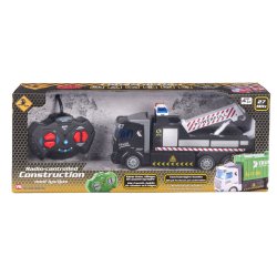 SPEED R/C Autohjlp  fjernstyret redningsbil med lys