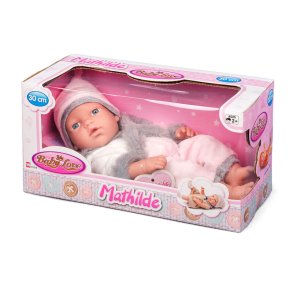 My Baby Love Mathilde dukke 30 cm  lyserd dragt & gr jakke