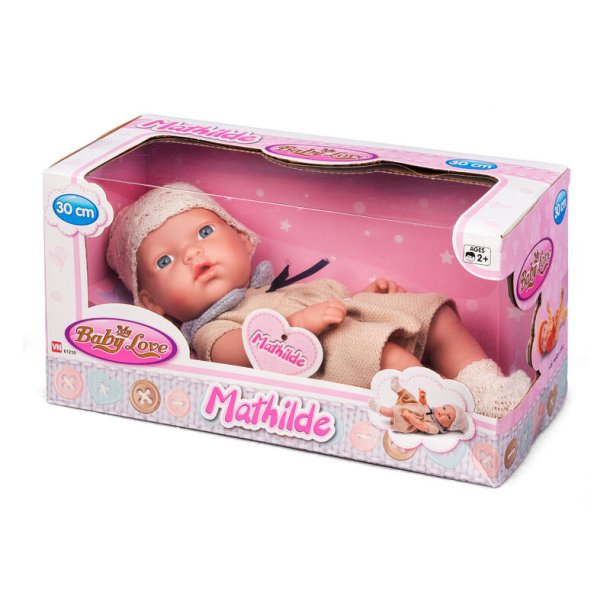 My Baby Love Mathilde dukke 30 cm  beige kjole &amp; hue