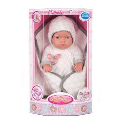 My Baby Love Mathilde dukke 30 cm  hvid dragt &amp; tppe