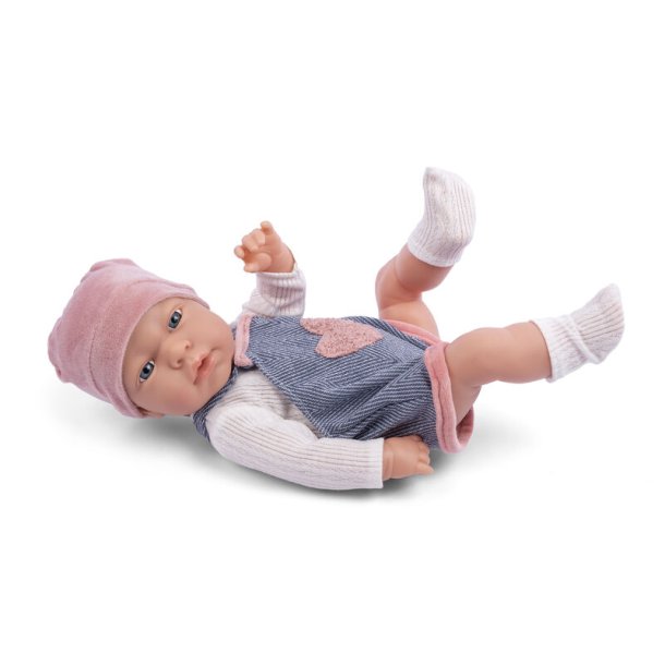 My Baby Love Liva dukke 41 cm  bl kjole &amp; rosa hue