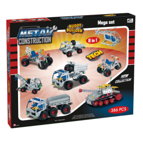 Metal bygges�t 8-i-1 � 386 dele