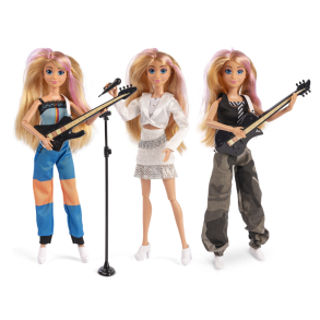 J-Rock Jane m Guitar / Mikrofon � 29 cm
