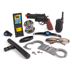 Politi Leget�jss�t i Kuffert med Pistol og Tilbeh�r