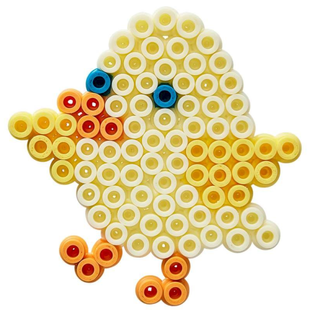 Hama midi P�ske spand � ca. 4.000 stk. med stiftplade og tilbeh�r