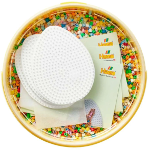 Hama midi p�rlor P�skhink � 30.000 st. med 3 �ggformade p�rlplattor