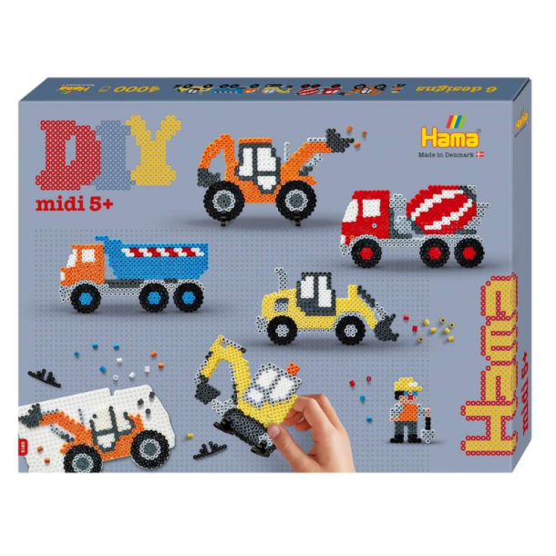 Hama midi gave�ske entrepren�rmaskiner � ca. 4.000 perler