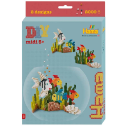 Hama midi akvarium � ca. 2.000 perler