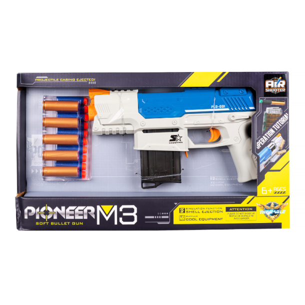 Pioneer M3 Softbullet Maskinpistol med magasin