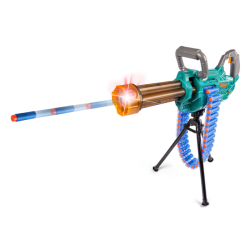 Pioneer Gatling Gun Softbullet Gev�r med ljus