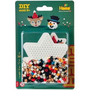Hama midi blister liten stj�rna � ca. 450 p�rlor