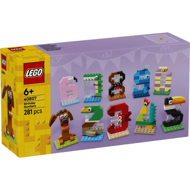 LEGO 40807 Birthday Numbers Bygges�t