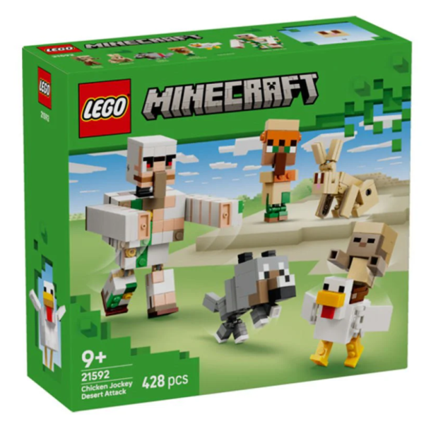 LEGO Minecraft 21592 Chicken Jockey Desert Attack
