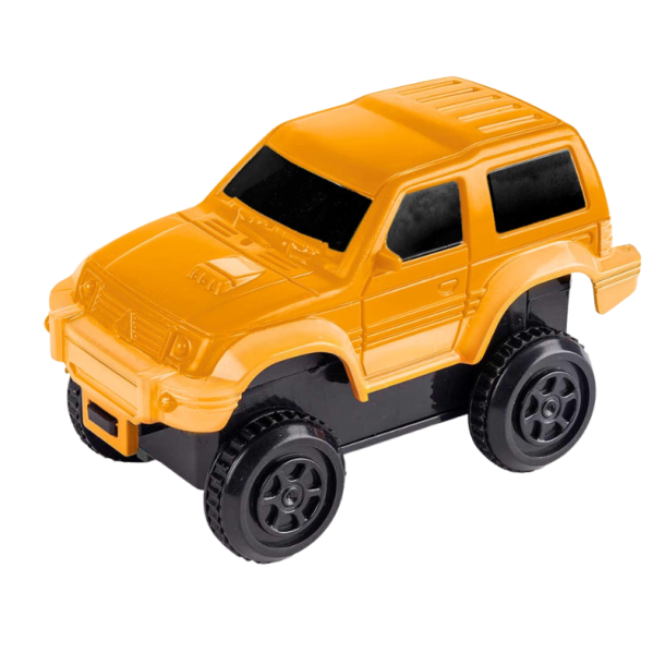 Offroad leget�jsbil SUV i orange med store hjul til Construction Multi Track