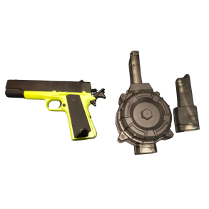 Elektrisk vandpistol til b�rn og voksne - skyder 5-9 meter | Vandpistol med magasin