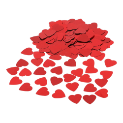 R�d hjertekonfetti � Romantisk konfetti til Valentinsdag
