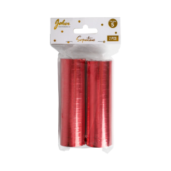 R�de serpentiner � Festlige serpentiner til pynt