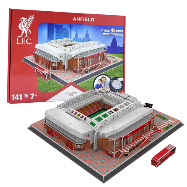 Liverpool FC Anfield � Detaljeret 3D-pussel