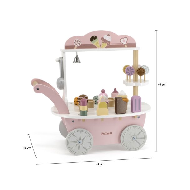 PolarB 3-i-1 Is &amp; Kagevogn i Tr�