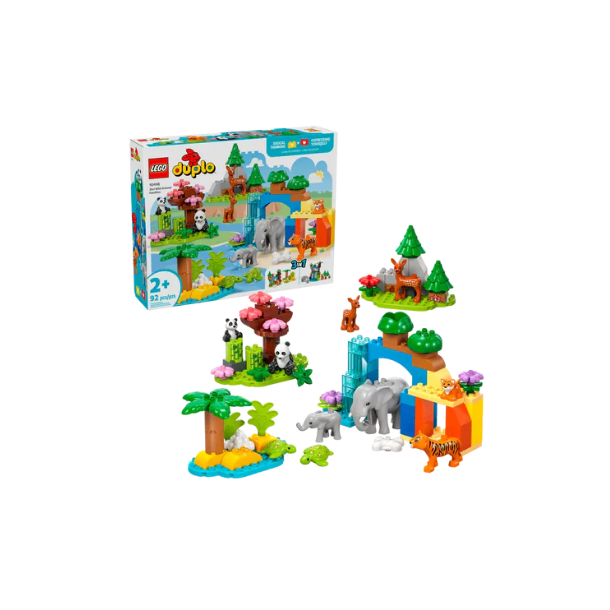 Duplo 10446 3-i-1 vilde dyrefamilier