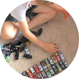 Leksaksbilar och maskiner