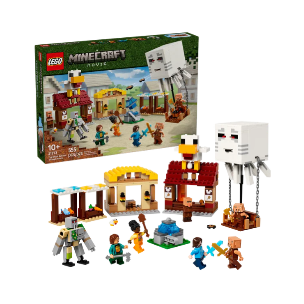 Lego MINECRAFT 21273 Ghast-ballonens angreb p landsbyen