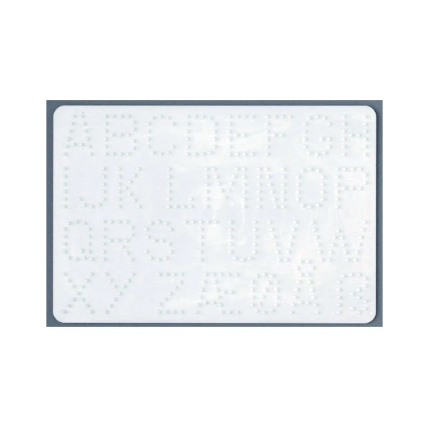 Hama stiftplade bogstaver 14,5x21,5cm