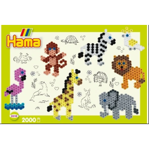 Hama midi gaveske small world Zoo