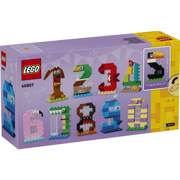 LEGO 40807 Birthday Numbers Bygges�t