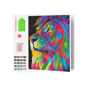 Diamond art p� l�rred 30x40cm, l�ve