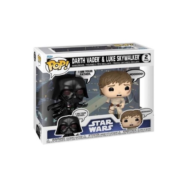 Funko Pop Star Wars: Sayings - Vader &amp; Luke 2pk
