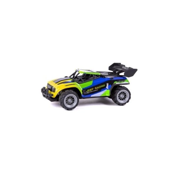 TEC-TOY Jeep Racing R/C 1:18 2,4G 3,7V Li-ion, blue/green
