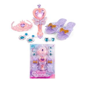 Aimeier Prinsesse Legest  Med tryllestav, sko, krone & smykker