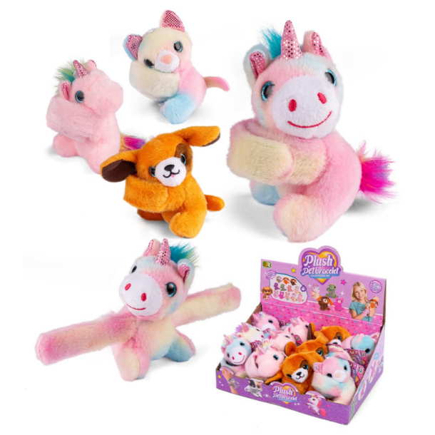 Plush Pet slap-on armbnd  Sde plysdyr