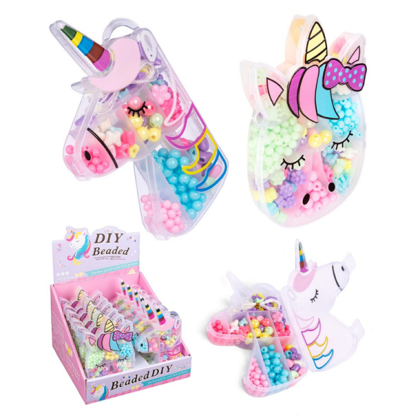 DIY Perlest  Unicorn Smykkest til brn
