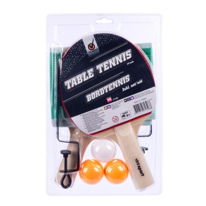 Bordtennisset. Innehller 2 racketar, 3 bollar och nt.