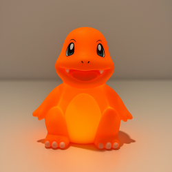 Charmander Natlampe  Bld LED Brnelampe