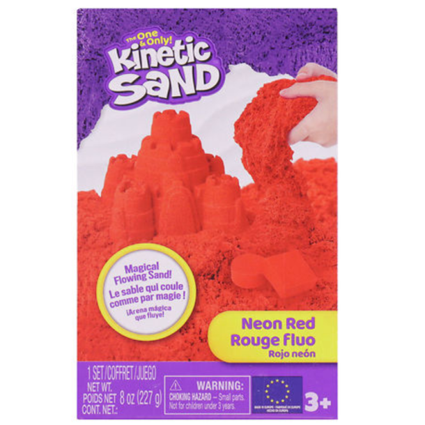 Kinetic Sand Neon-Box r�d 227 g