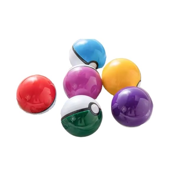 Pokball Samlekugler  PVC Dekoration (6 stk)