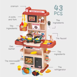 K�kken leges�t - 43 dele med realistiske funktioner