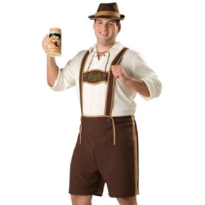Herre lederhosen kostume til Oktoberfest - Kompletst