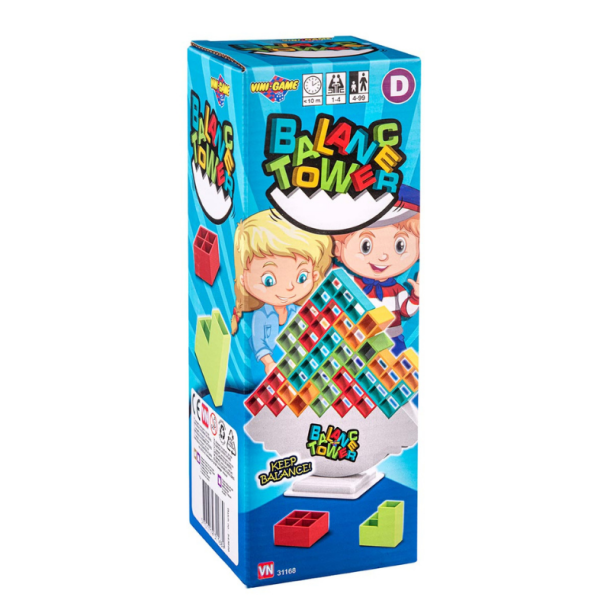 Balance Tower Game - Familiespil