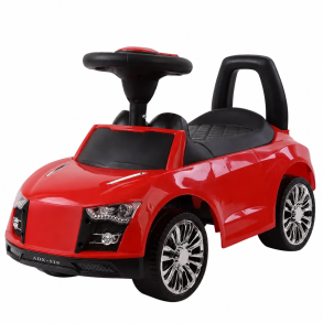 G�bil til B�rn - Klassisk Ride-on Bil - Glossy R�d