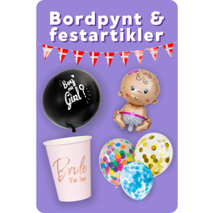 Borddekorationer och Festartiklar